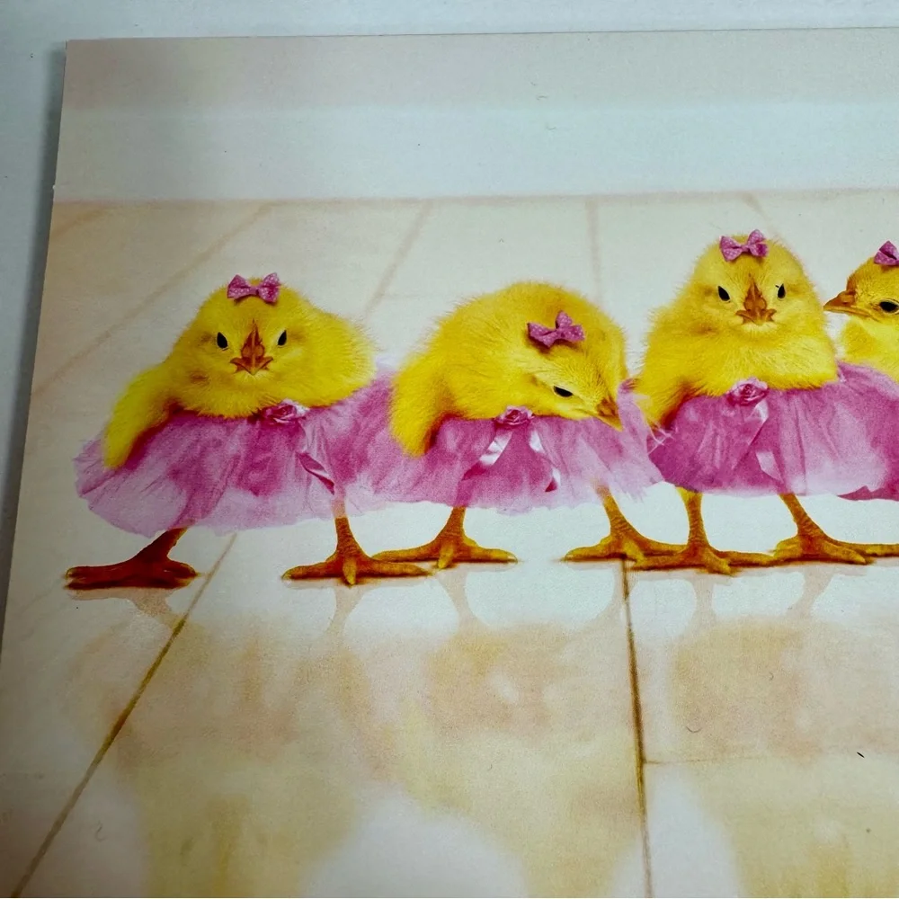 4 Avanti Greeting cards - baby chicks in tutus Holiday: Easter